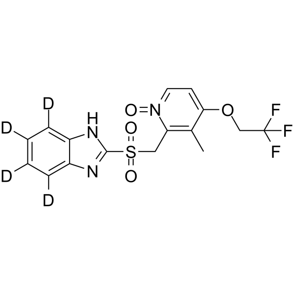 Lansoprazole sulfone N-oxide-d4 1190009-70-1
